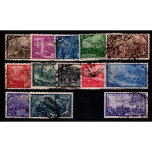 1948. Italien. Revolutionsjubilæum. Komplet sæt & Espresso mærke.